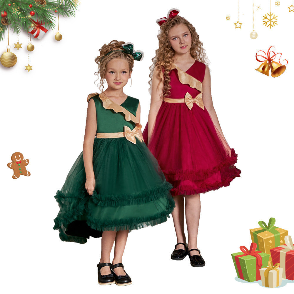 Children's Fashion Casual Solid Color Costume