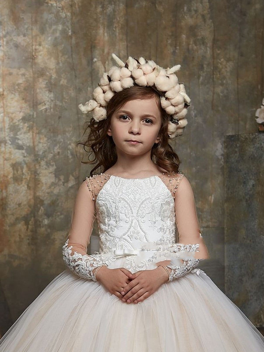 Robe de soirée Tutu en Tulle pour filles, modèle d'anniversaire, défilé