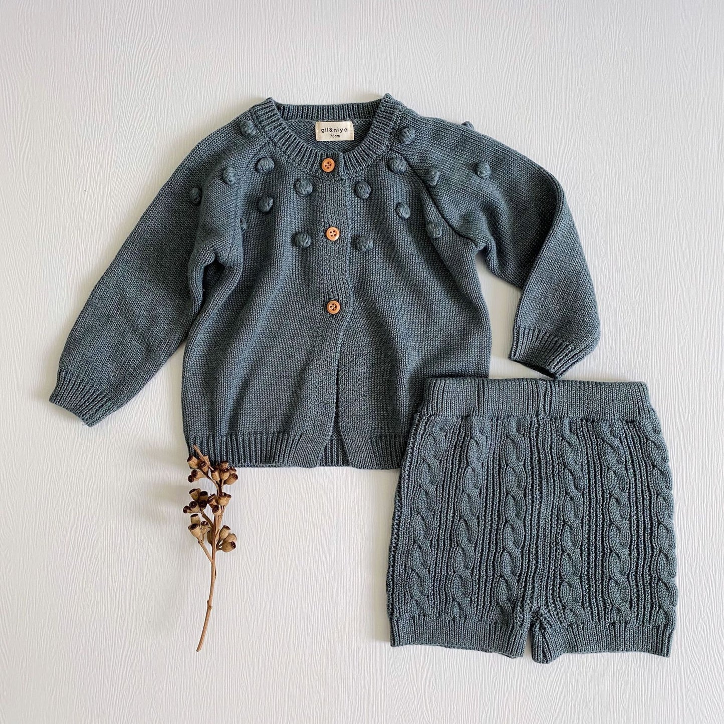 Ensemble pull et tricot pour bébé, garçons et filles