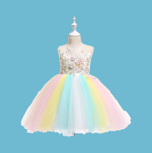 Ebay – robe de soirée colorée pour enfants, robes de mariée, robe de mariée pour enfants