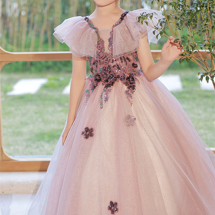 Robe de princesse simple et tendance pour filles