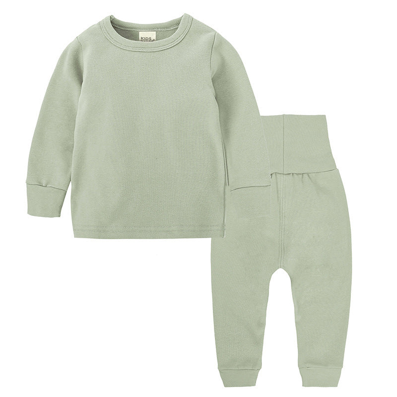 Printemps automne enfants pyjama costume coton vêtements chauds pour enfants