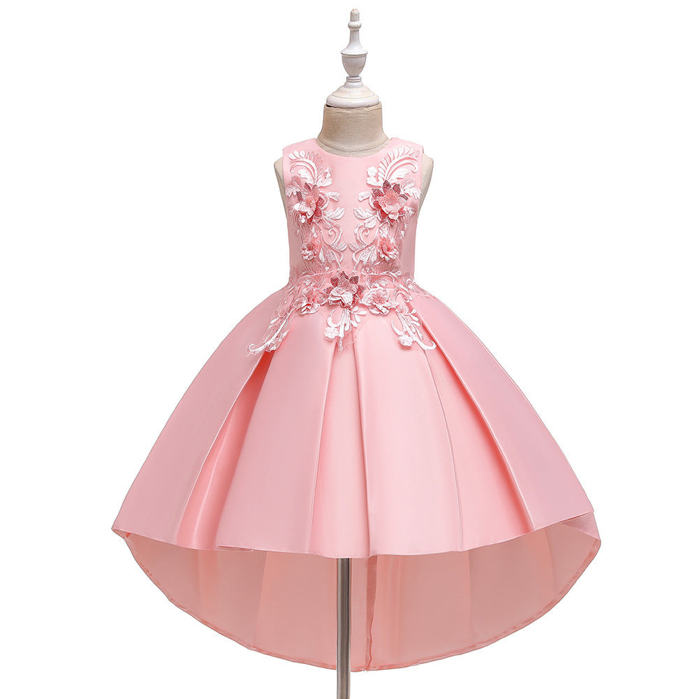 Robe de princesse en satin pour filles