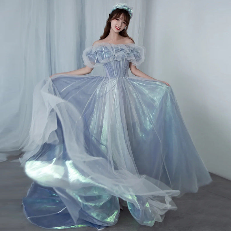 Robe de soirée pour femme Haze Blue Fairy