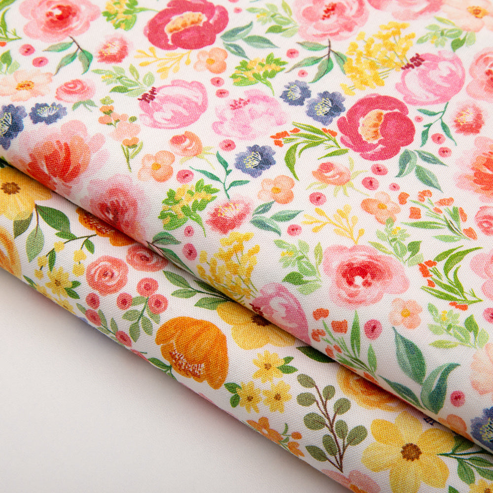 Vêtements pour bébés Tissu Jupe Chemise Coton Floral