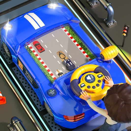 Voiture de course pour enfants, volant d'aventure, jeu de bureau électrique, évite la simulation de conduite, jouets éducatifs