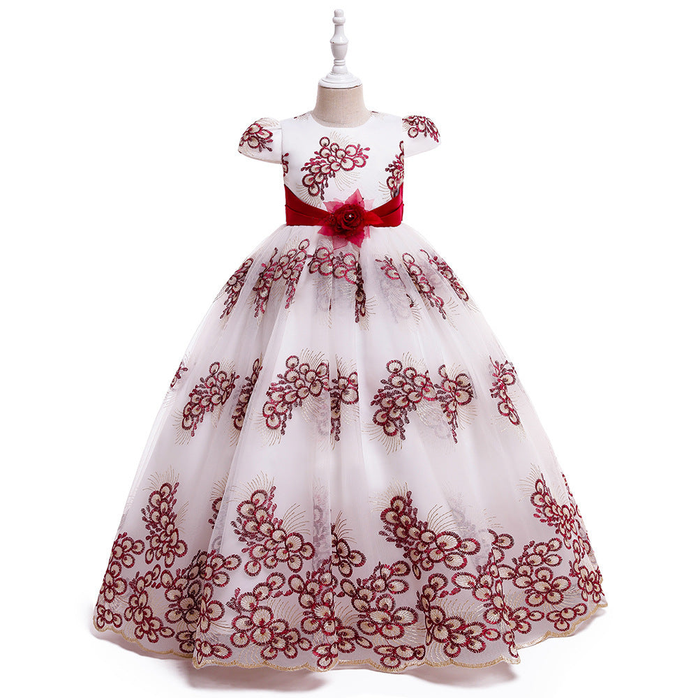 Vestido de princesa de cumpleaños de moda para niña