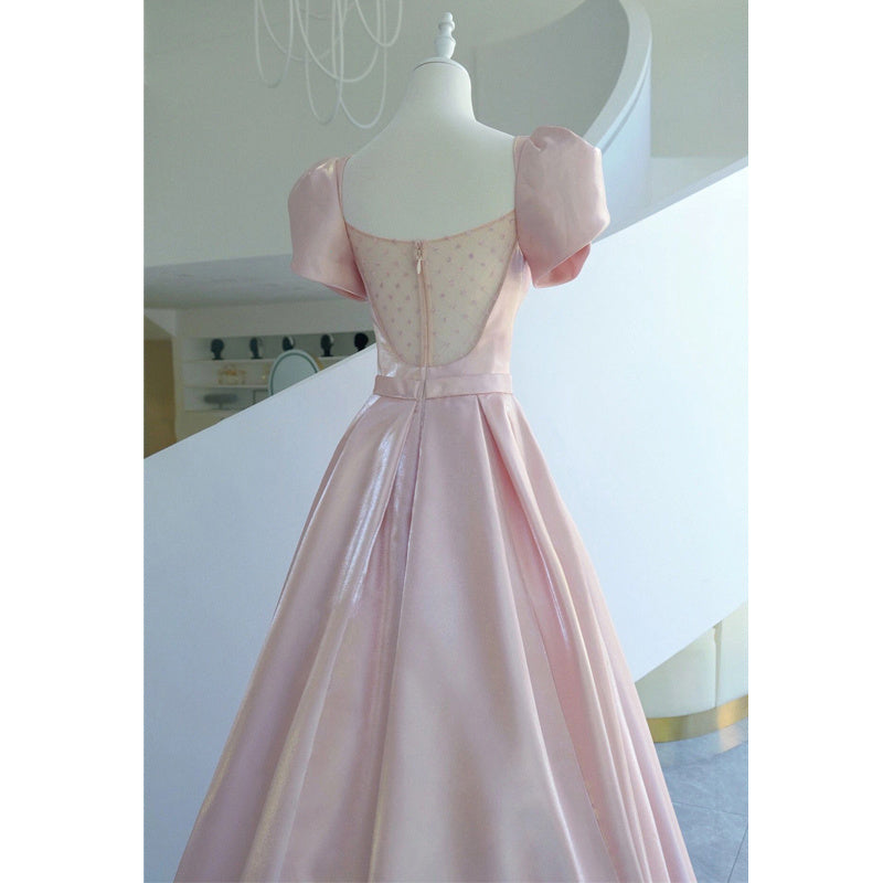 Robe de fiançailles en satin français