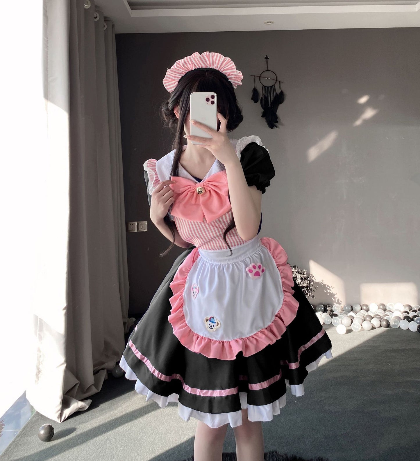 Lindo vestido de Halloween disfraz de cosplay de lolita