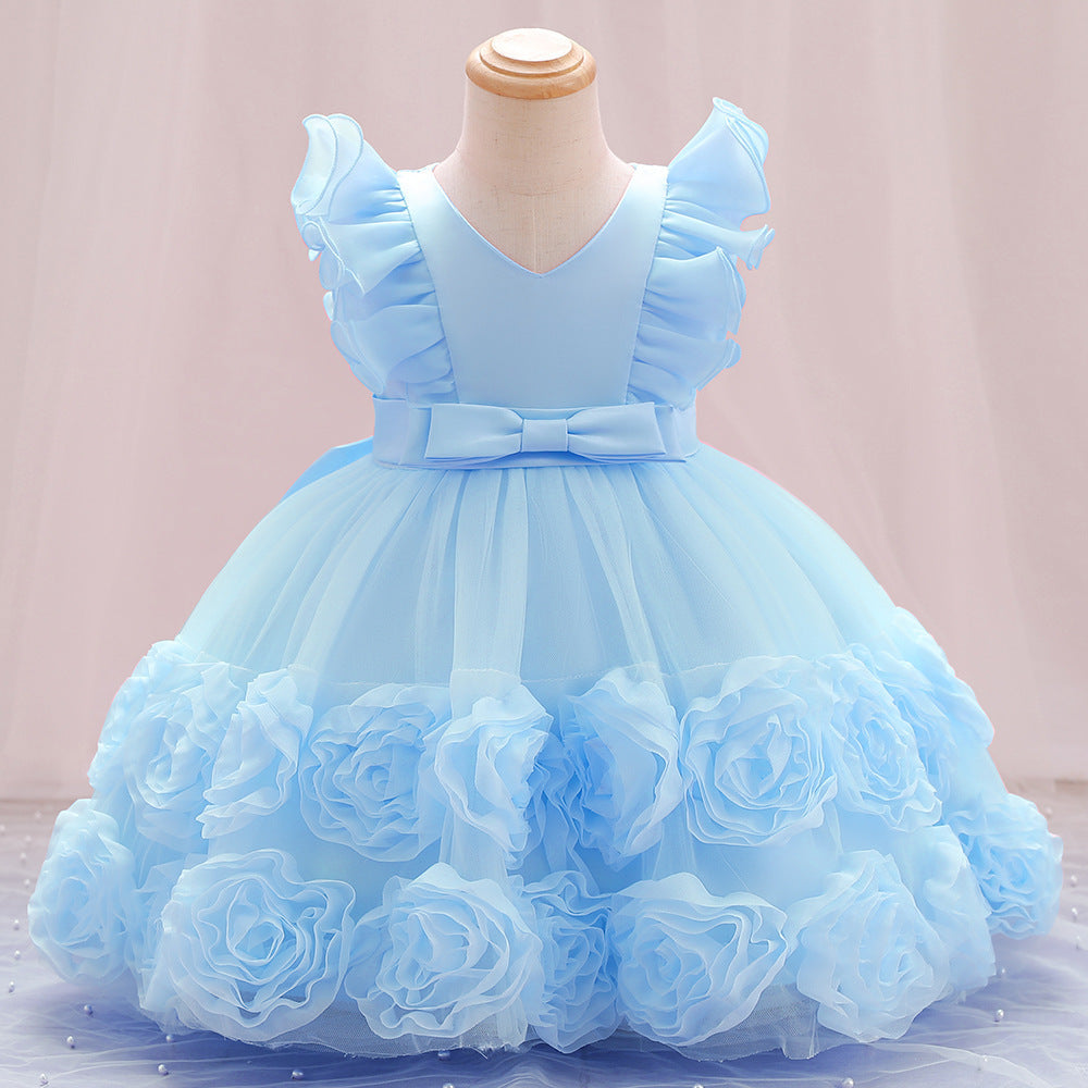 Robe de princesse gilet pour enfants filles