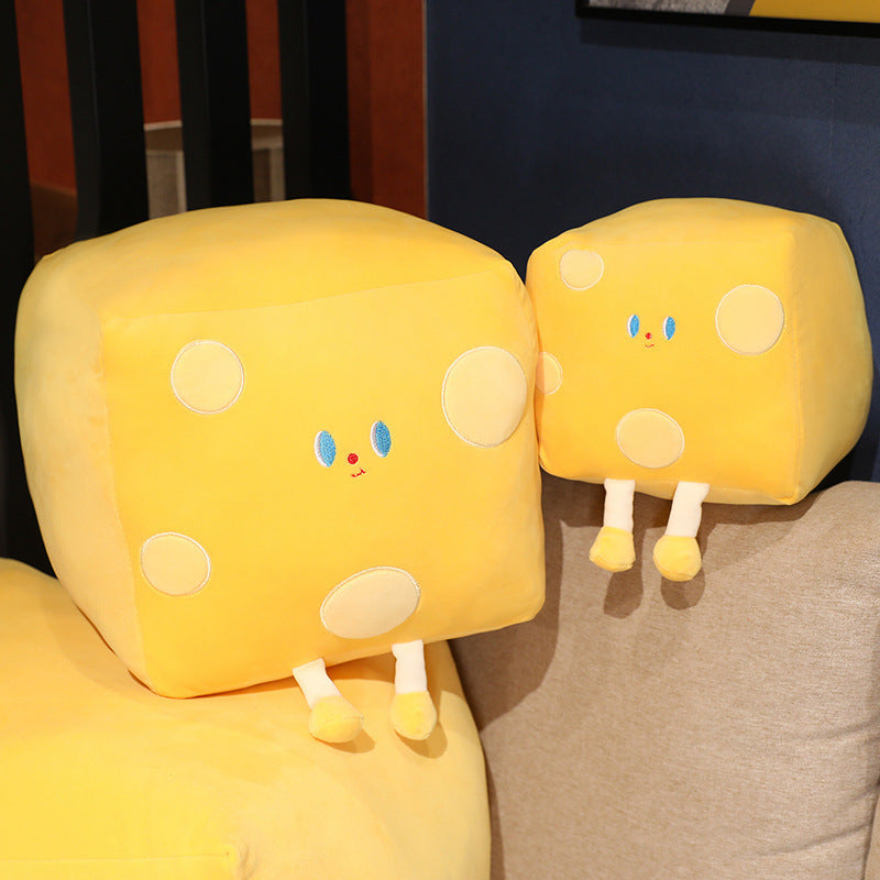 Children's Cube Butter And Cheese Pillow Plush Toys