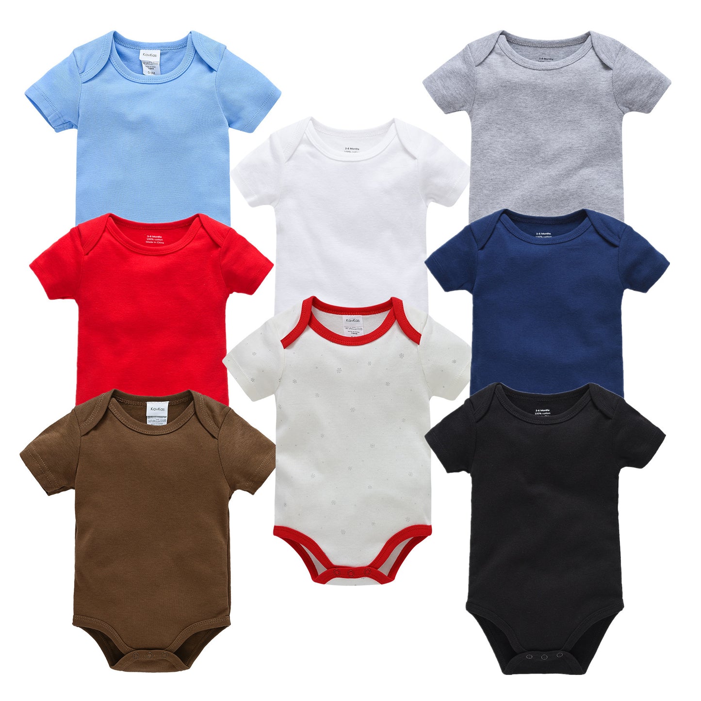 Baby Girl Baby Boy Newborn Cartoon Short-sleeved Romper Casual Romper