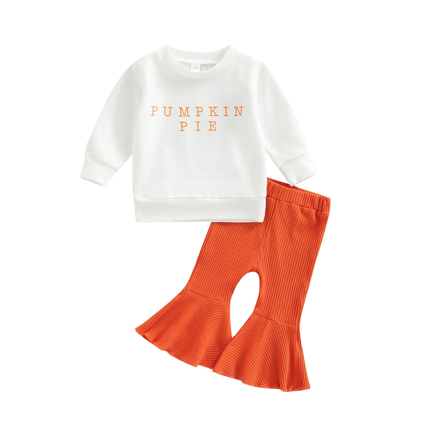 Vêtements pour enfants d'Halloween Filles Blanc Simple Imprimé