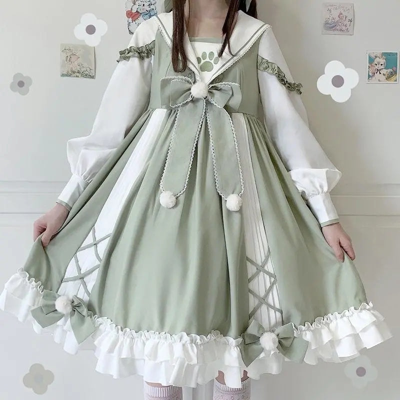 Japanese Cute Soft Girl Lolita Dress