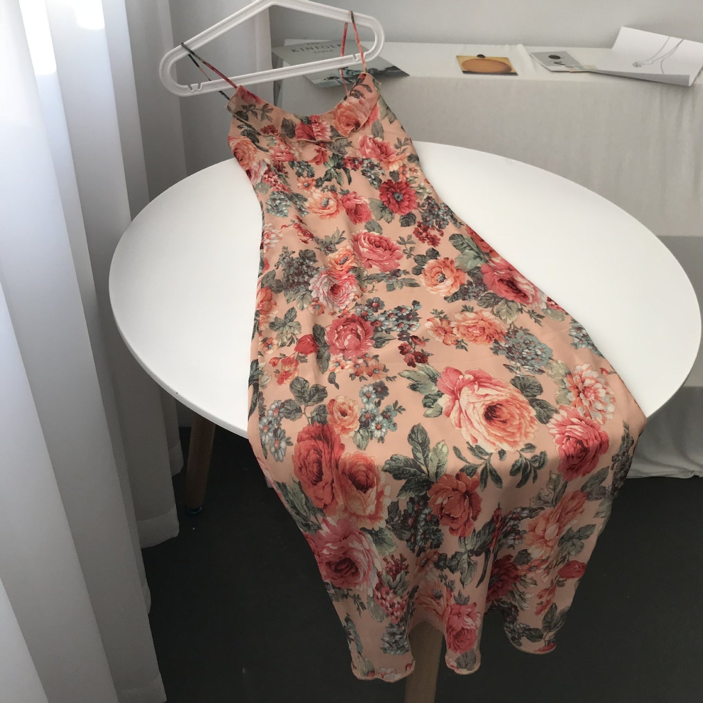 Robe caraco florale de tempérament de mode pour femmes