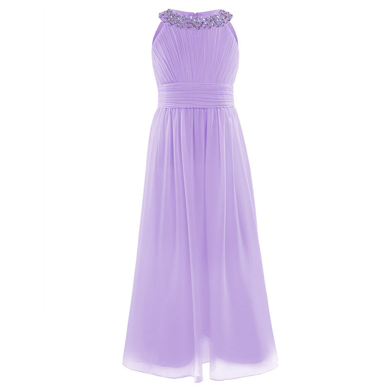 Robe d'anniversaire pour fille, tenue de princesse, concours de piano