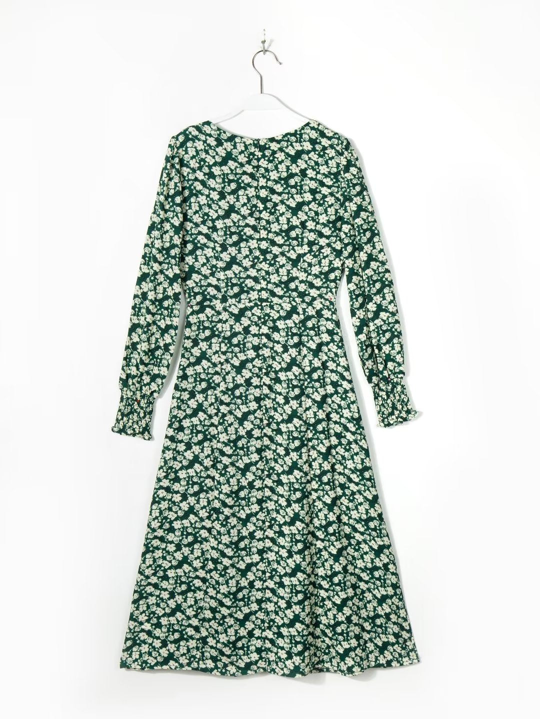 Robe pull fendue à imprimé floral pour femme, vêtement d'automne et d'hiver