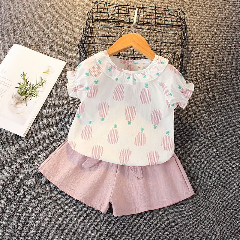 Summer new children's vest suit