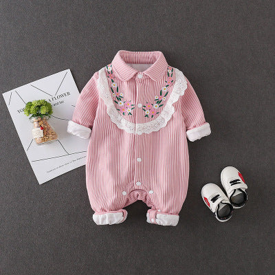 Cute princess dress baby outing hugging clothes