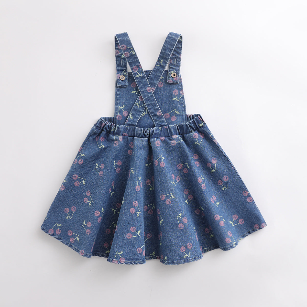 Robe à bretelles en jean pour fille