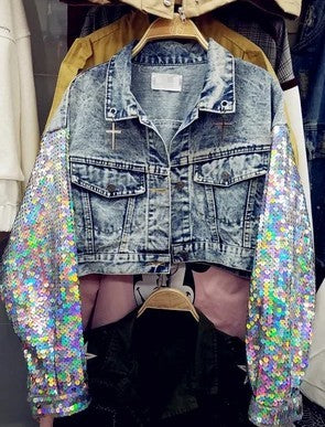 Fashion Design Punk Shiny Girly Style Jacket