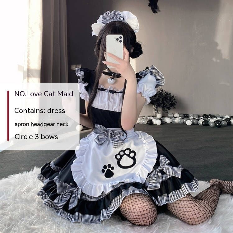 Lindo vestido de Halloween disfraz de cosplay de lolita