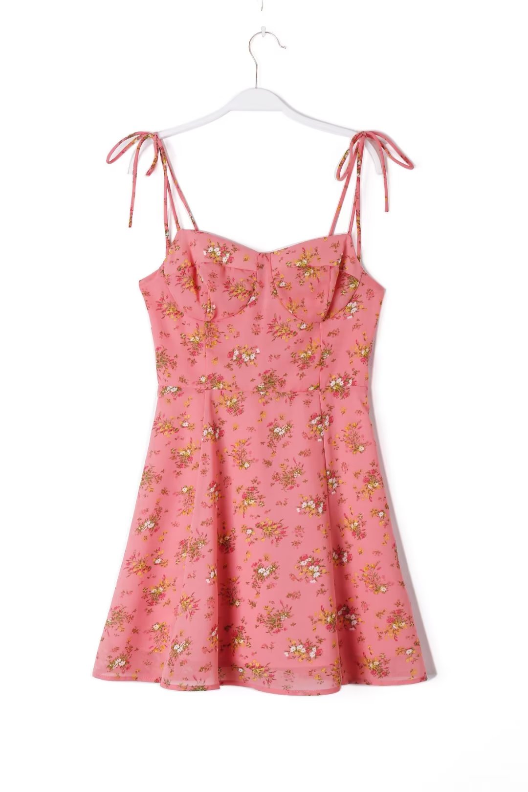 Robe de vacances ajustée en feuille de lotus douce et fraîche Robe courte d'été à fleurs pour fille française