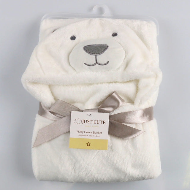 Serviette de bain polaire pour bébé, serviettes à capuche, peignoir