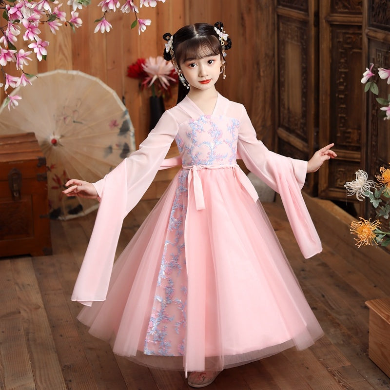 Falda hanfu de niña súper hada