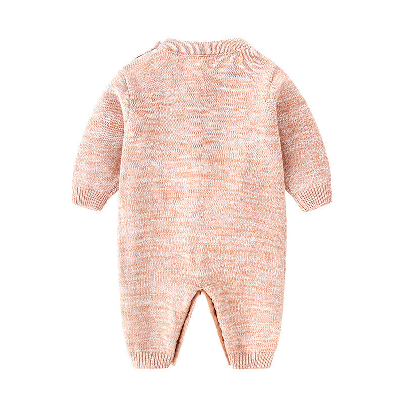 Joli pull en coton tricoté lion une pièce