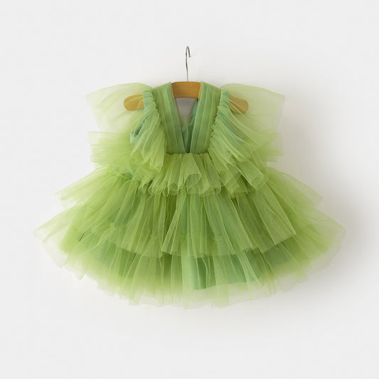 Children's Tutu Skirt Cute Girls Yarn Skirt