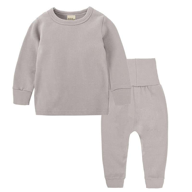 Printemps automne enfants pyjama costume coton vêtements chauds pour enfants