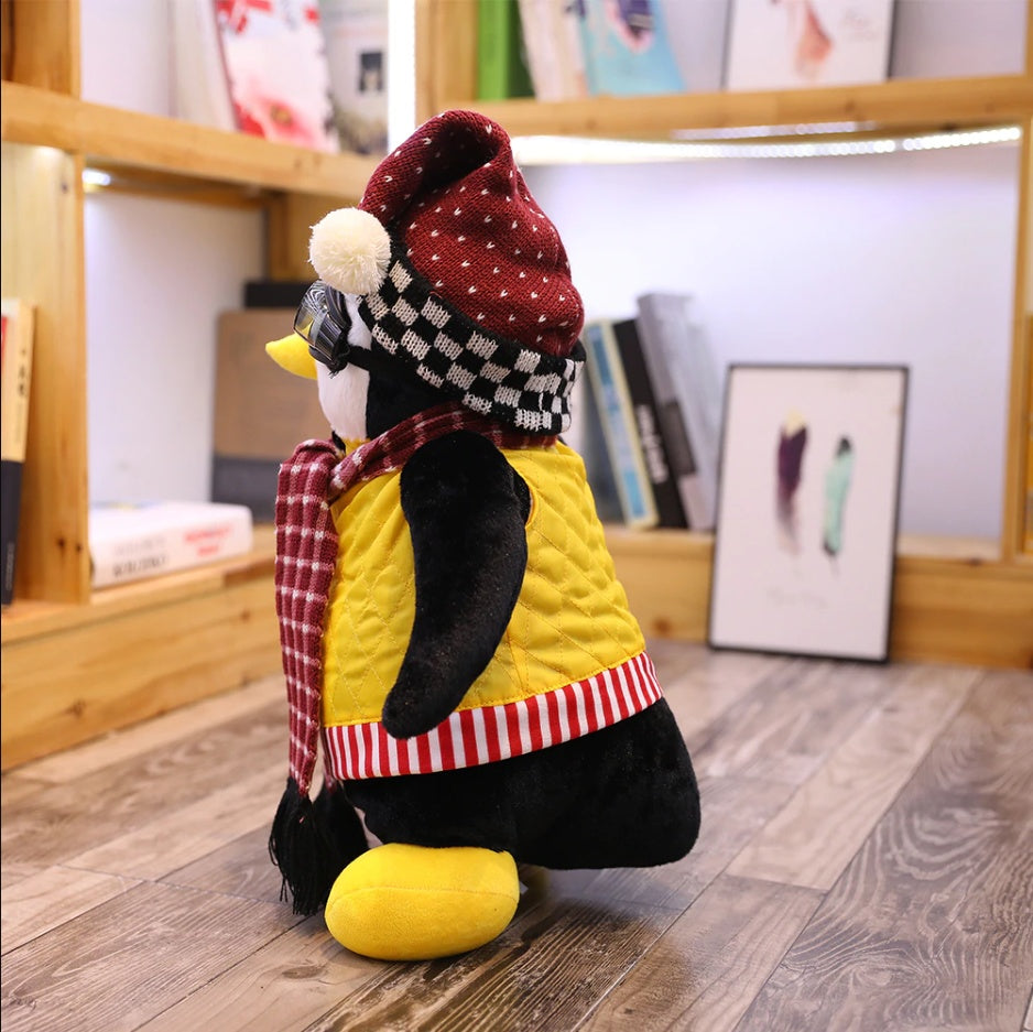 Sérieux Joey's HUGSY jouets en peluche pingouin Rachel peluche poupée jouets pour enfants enfants anniversaire cadeau de noël 18 