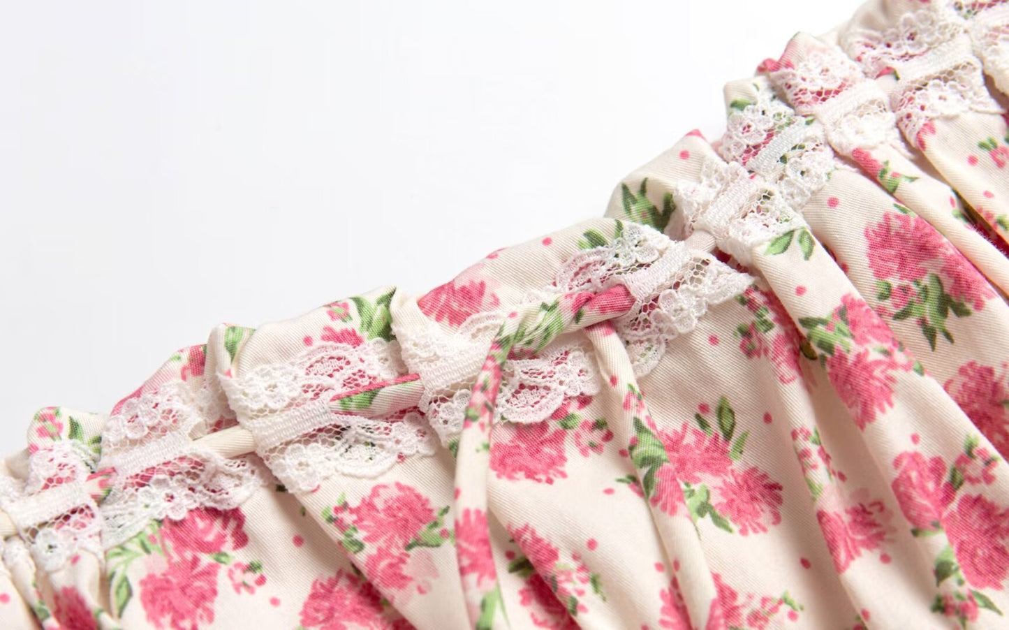 Robe d'été amincissante à la taille française, ligne A, courte, imprimé Floral pur, robe à bretelles pour femmes