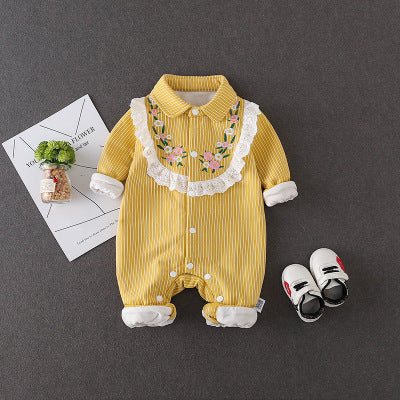 Cute princess dress baby outing hugging clothes