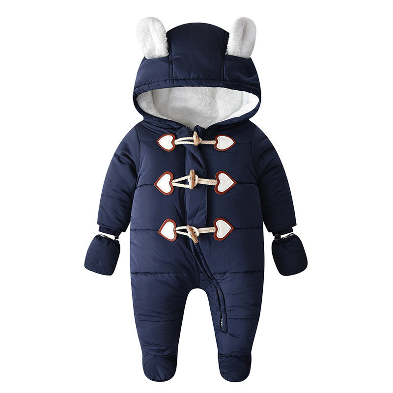 Hayi – combinaison pour bébé, vêtements avec boucle en corne, costume rampant pour bébé