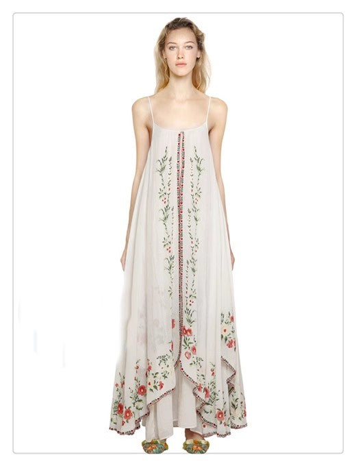 Embroidered Cotton Dress