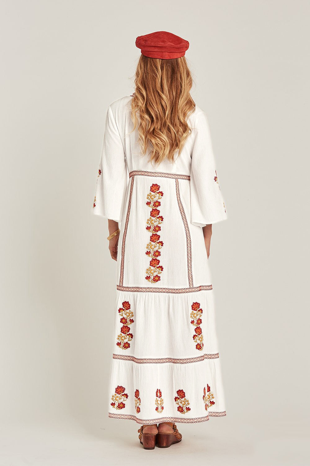 Bohemian Holiday Embroidery Dress