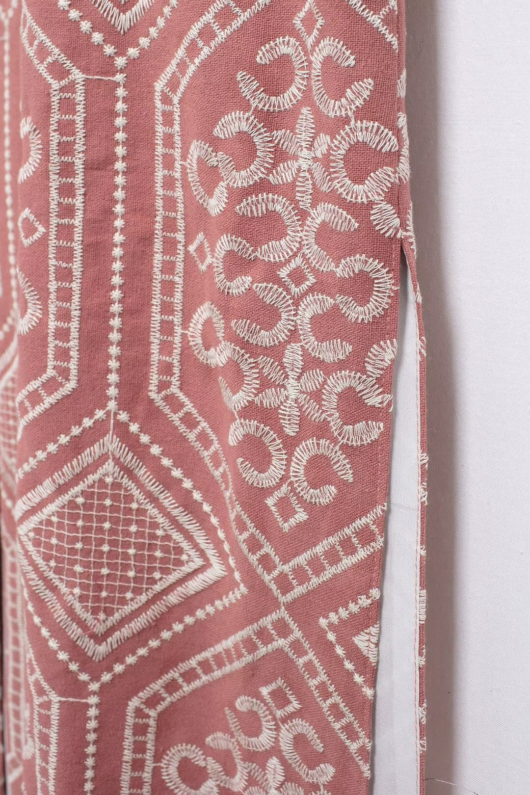 Ensembles de pantalons et manteaux kimono de vacances brodés français Sweet