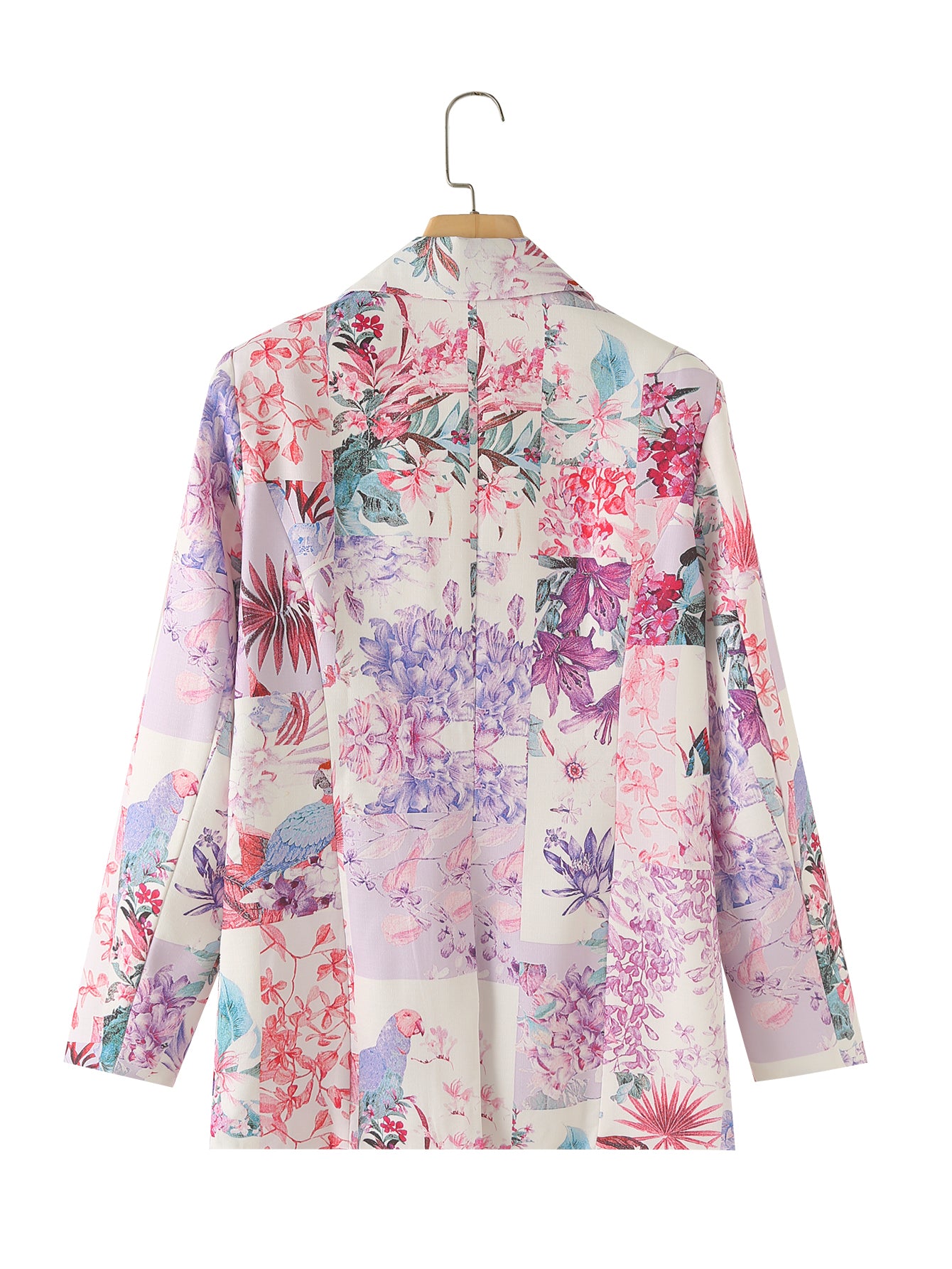 Women Clothing Autumn Women's Printed Blazer Small Blazers