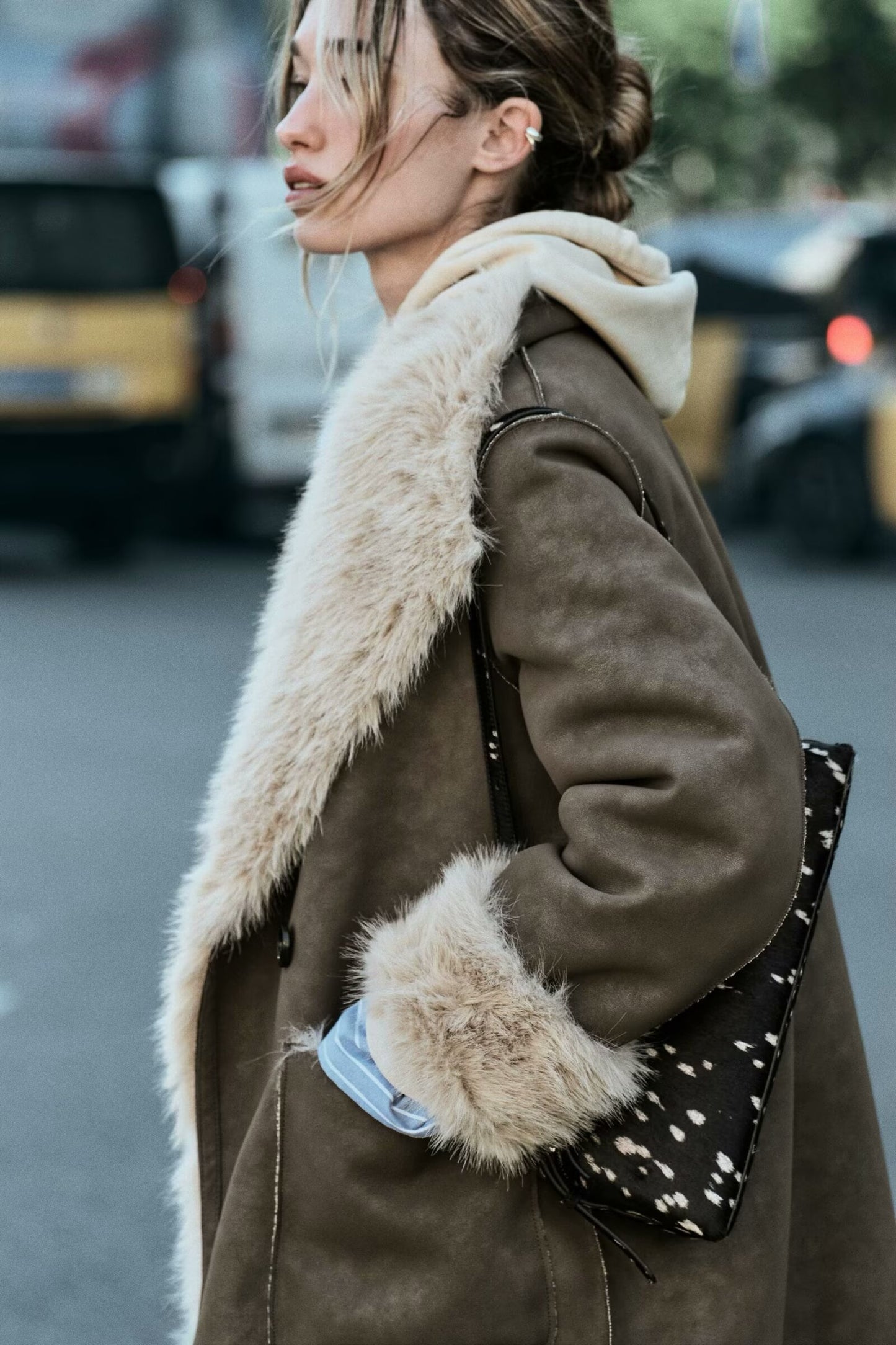 Ropa de mujer Otoño Invierno Abrigo largo de doble cara