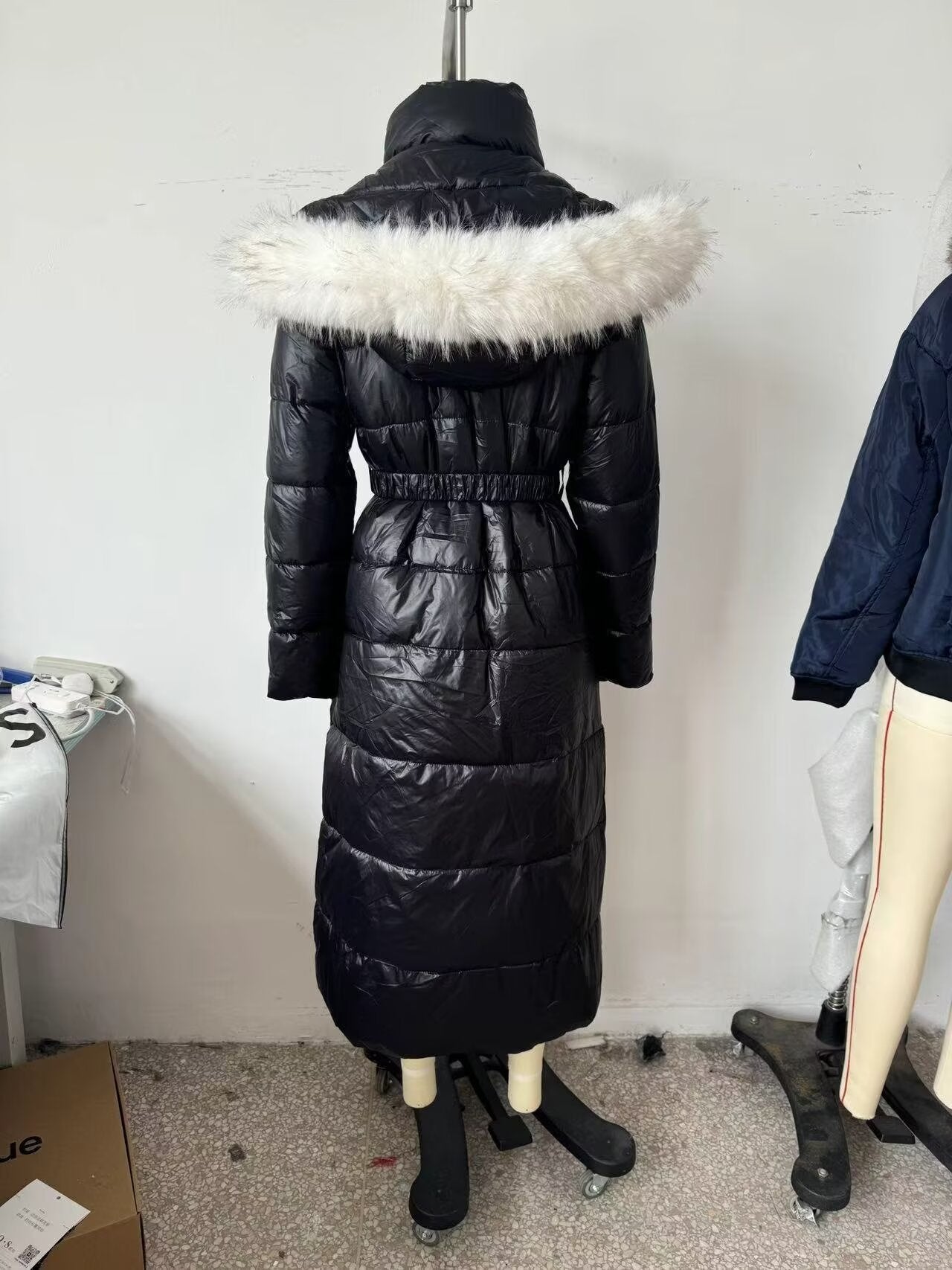 Long Fur Collar Cotton Coat Outerwear