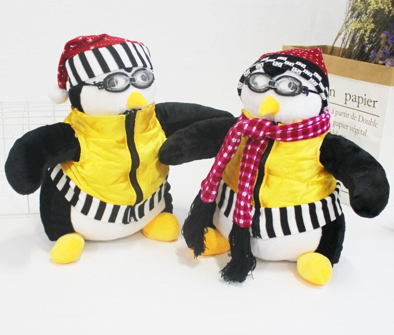 Sérieux Joey's HUGSY jouets en peluche pingouin Rachel peluche poupée jouets pour enfants enfants anniversaire cadeau de noël 18 