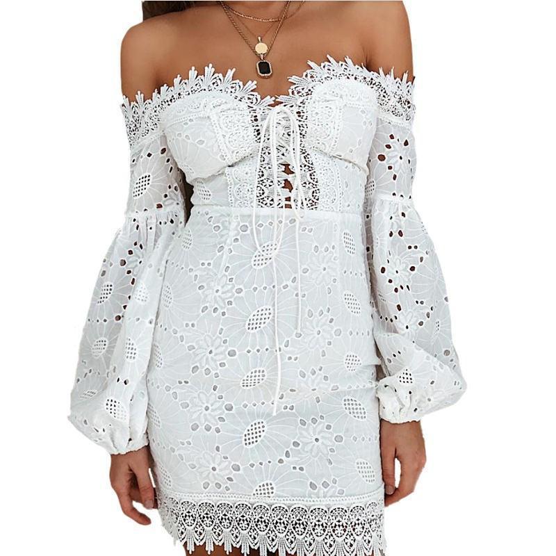 Robe 2109 Robe en dentelle pour femme 