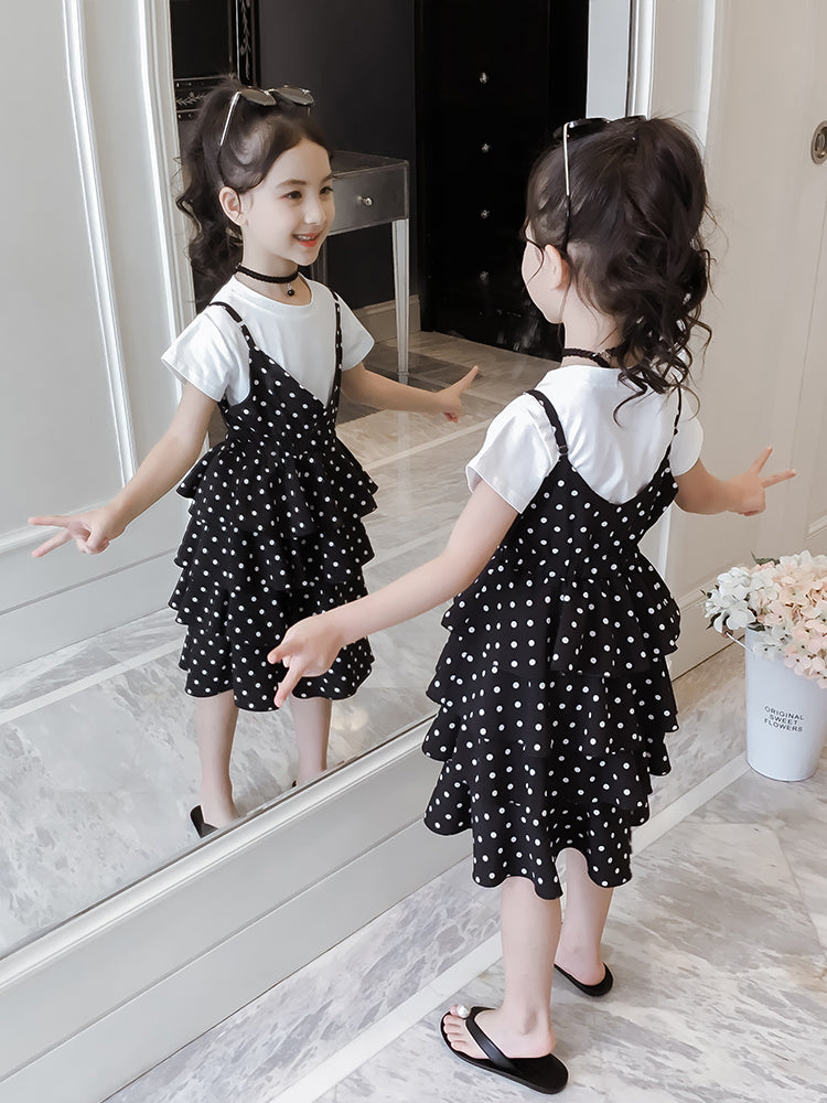 Robe d'été pour filles, jupe pour enfants