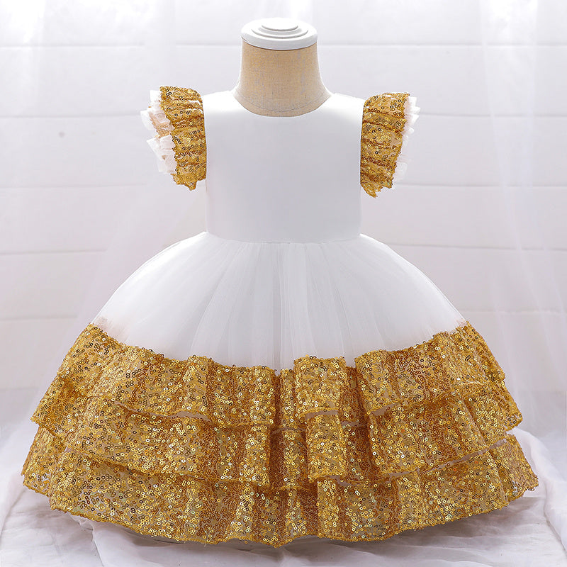 Robe à paillettes pour enfants Performance Mesh