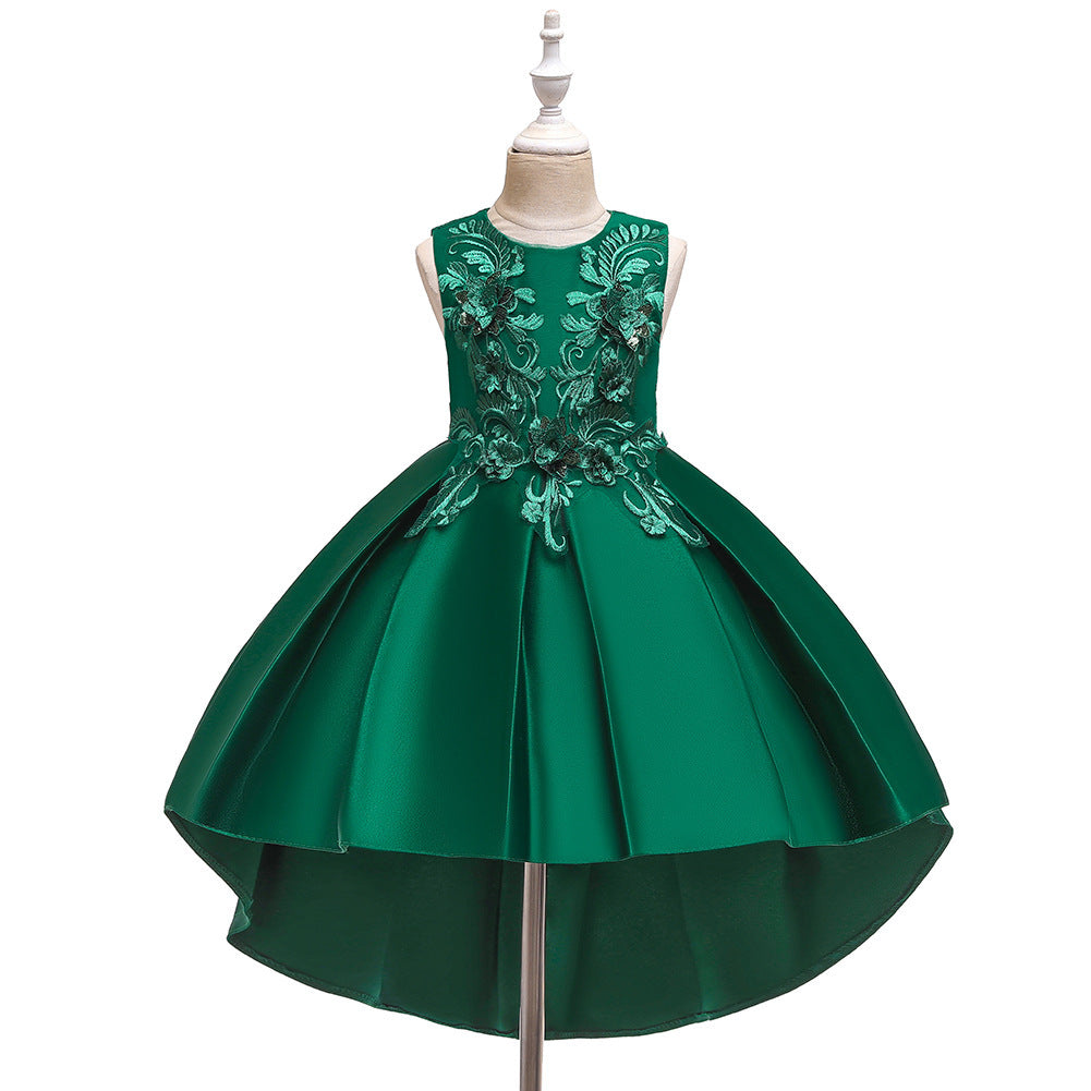 Robe de princesse en satin pour filles