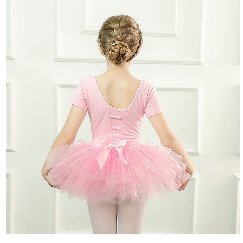 Children's Dance Clothes Summer Girls Tutu Dance Costumes