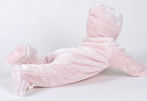 Costume de Pleine Lune pour Bébé en Polaire Corail