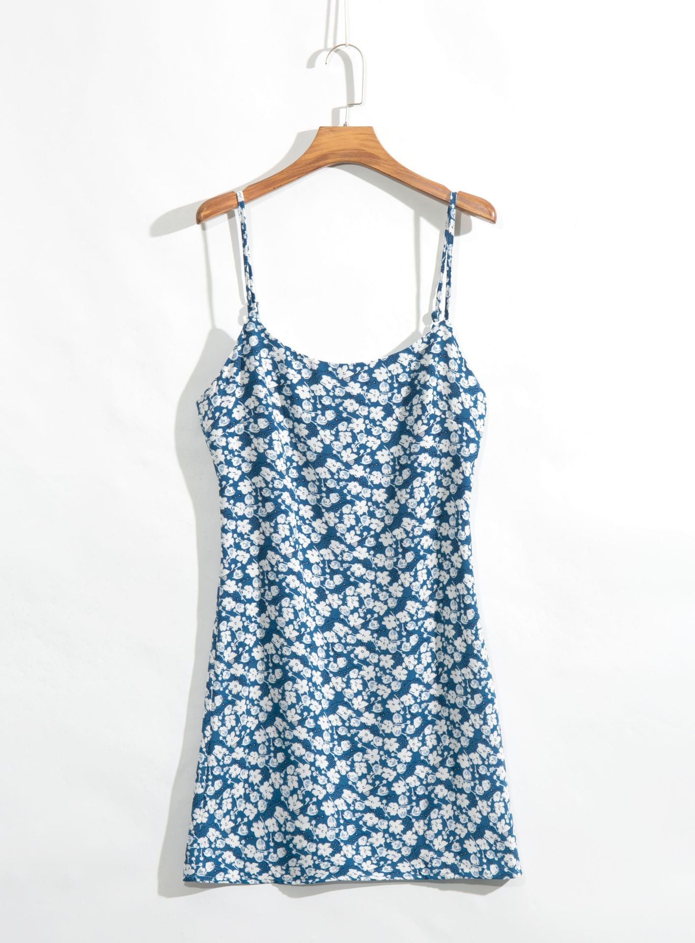 Sling little blue floral sling dress